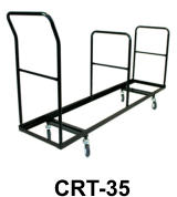 35 capacity folding chair cart