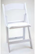 wood folding wedding chair, , white