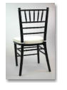 black resin chiavari chair