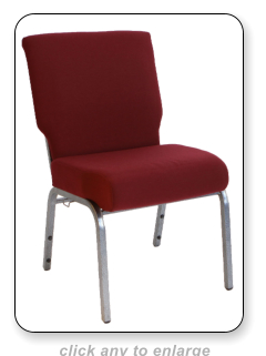 maroon worship chair