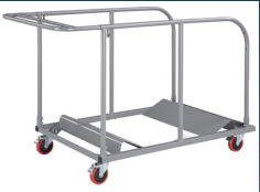 Round and Rectangle Table Cart - Table Truck